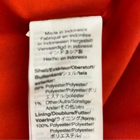 Madewell Floral Tiered Sleeves Peplum Top. Shimmery Red  Sz 00 - Picture 12 of 12